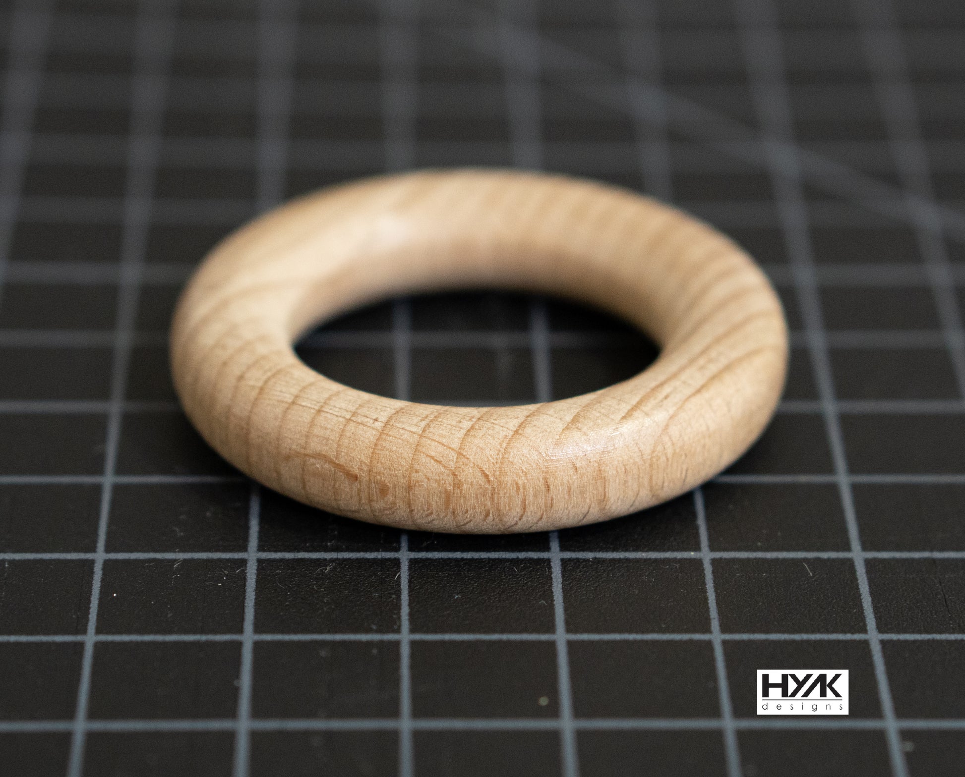Natural beech wood ring for sewing, baby toys, pet toys, and DIY craft projects.